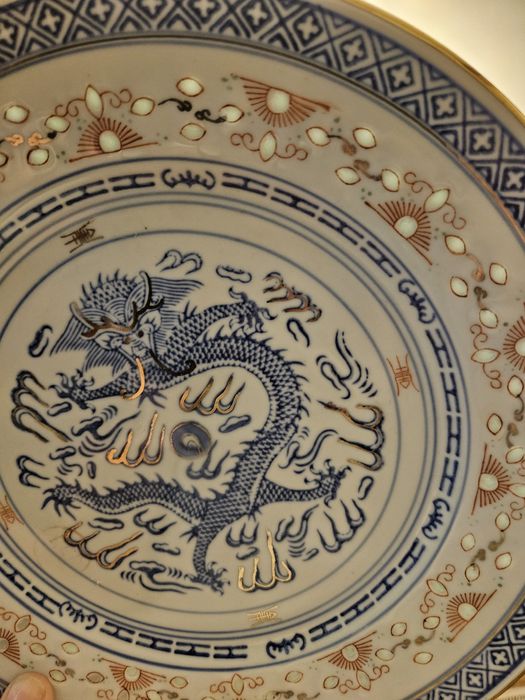 Столовый сервиз на 6 персон. Рисовый фарфор.