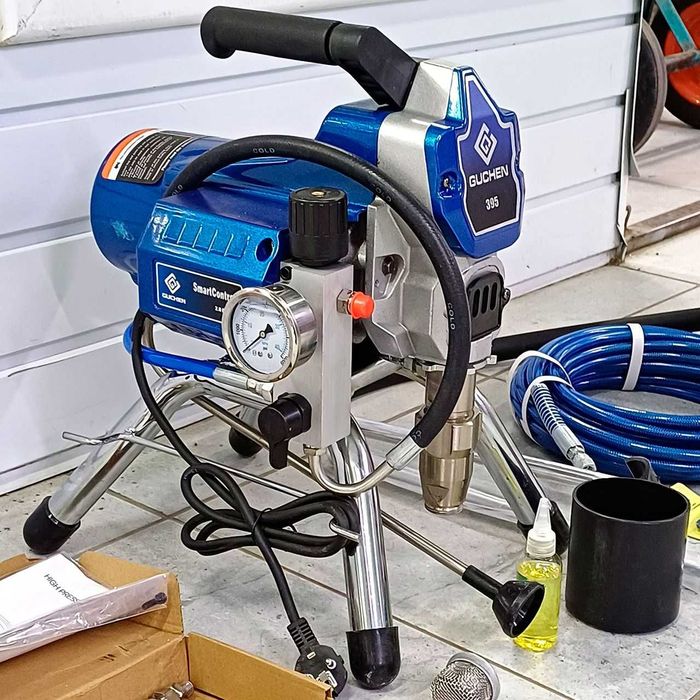 Аренда краскопульт безвоздушный— покраска без потёков