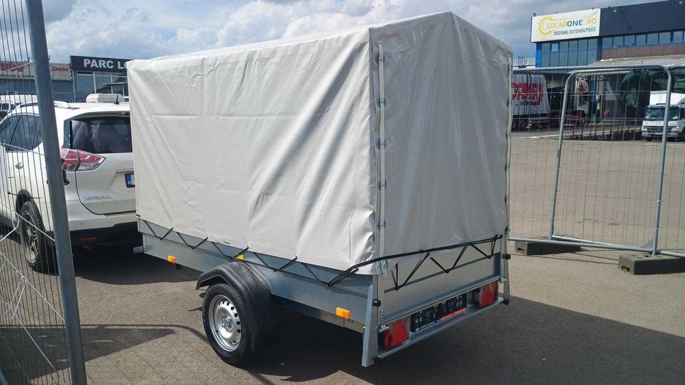 REMORCA 750 Kg, CU SISTEM DE FRANARE/Dim. 200(247) *122 *40 Cm (CIV R.A.R. 2026) !