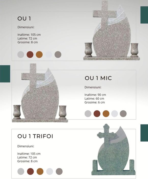 Morminte cruci din granit