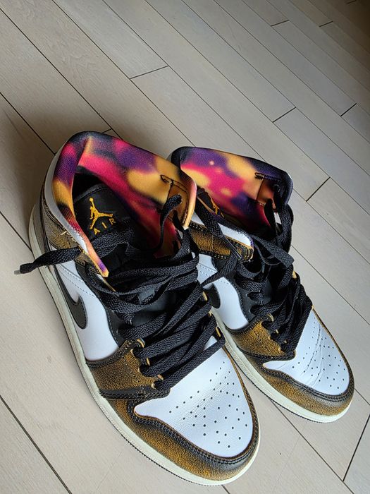 Nike Air Jordan 1 Mid SE “Wear-Away Taxi” – размер 42