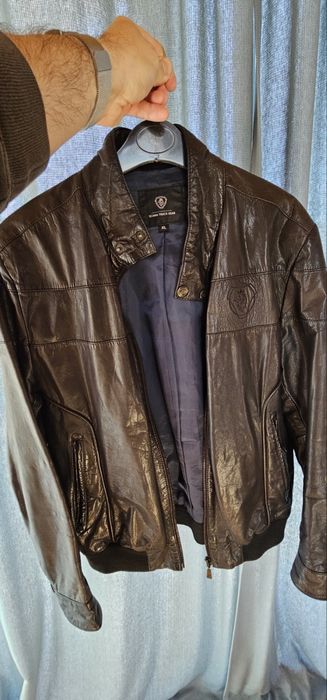 Scania мъжко яке от естествена кожа