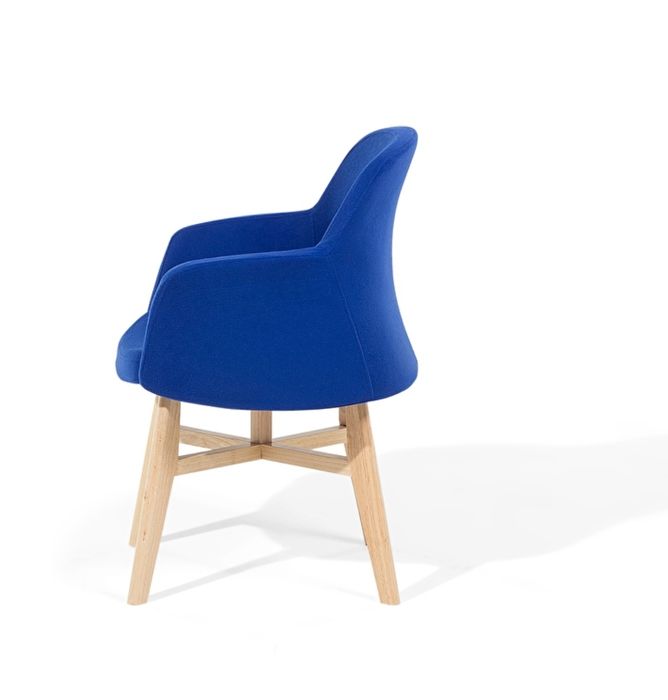 Fotoliu/Scaun tapițat Albastru Inchis