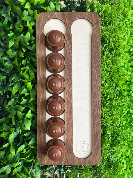 Дървена поставка за кафе капсули Nescafé Dolce Gusto
