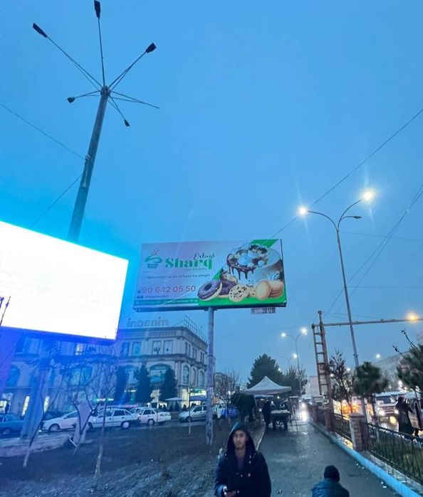 Namanganda, Tashqi reklama xizmatlari  //Наманган Услуги по наружной