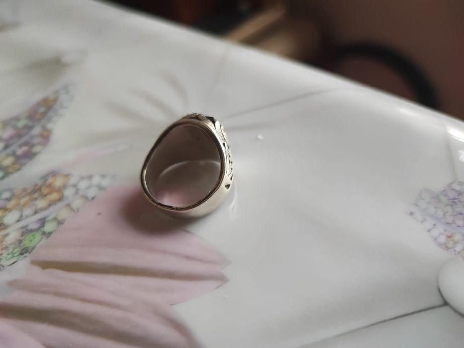 Печатка серебро.