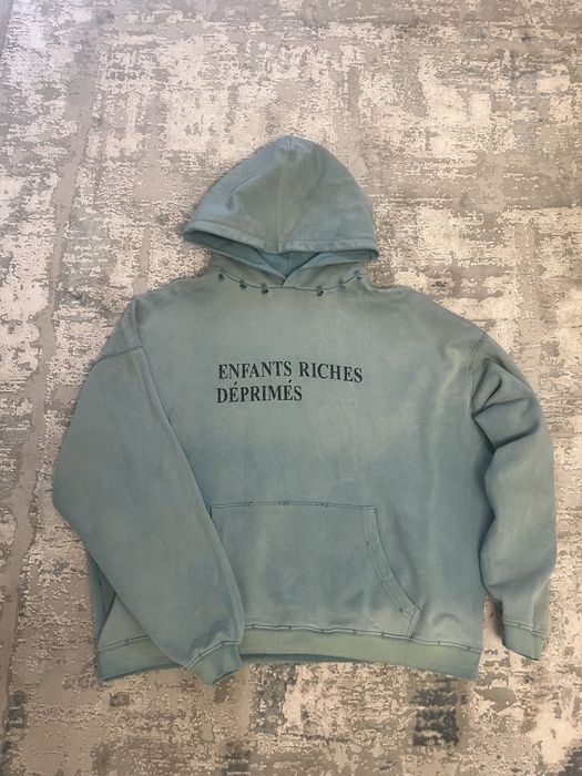 Erd hoodie washed blue