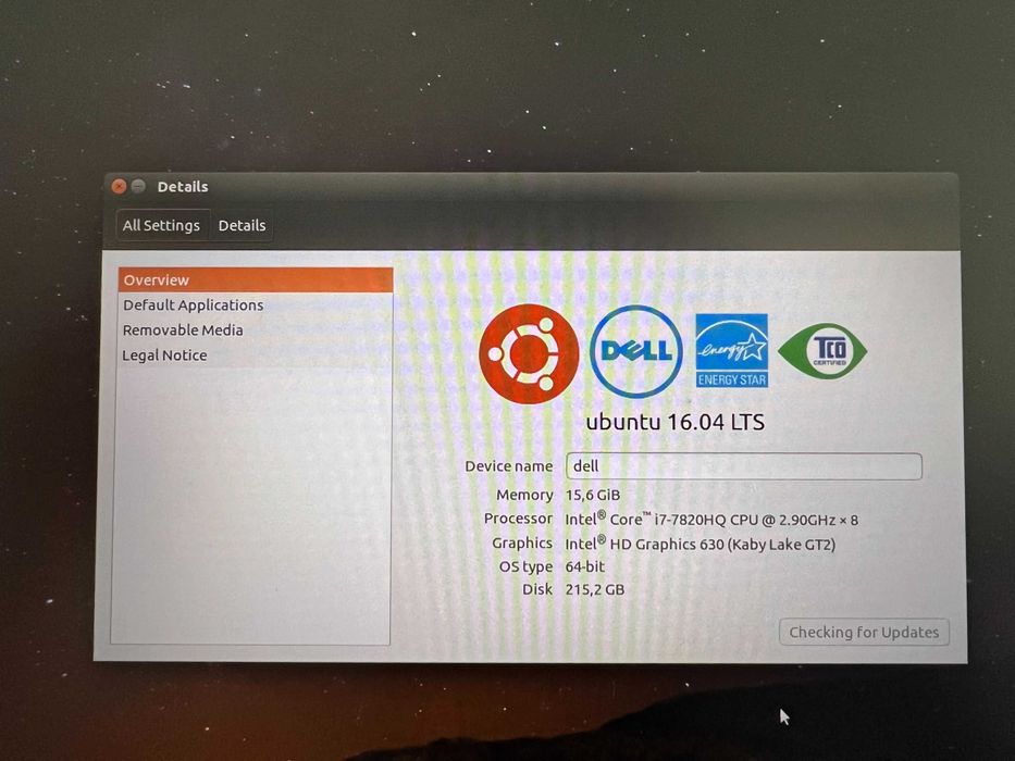 Лаптоп Dell intel CORE 7 vPro 7th Gen