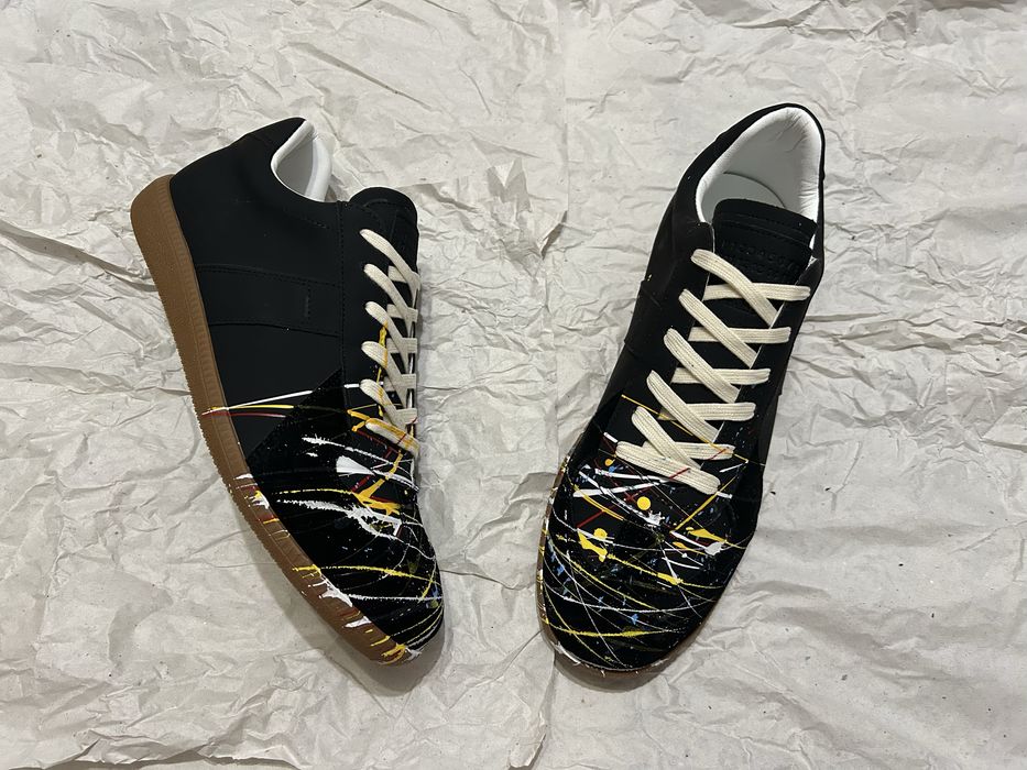Adidasi Maison Margiela Gats Paint Splatter