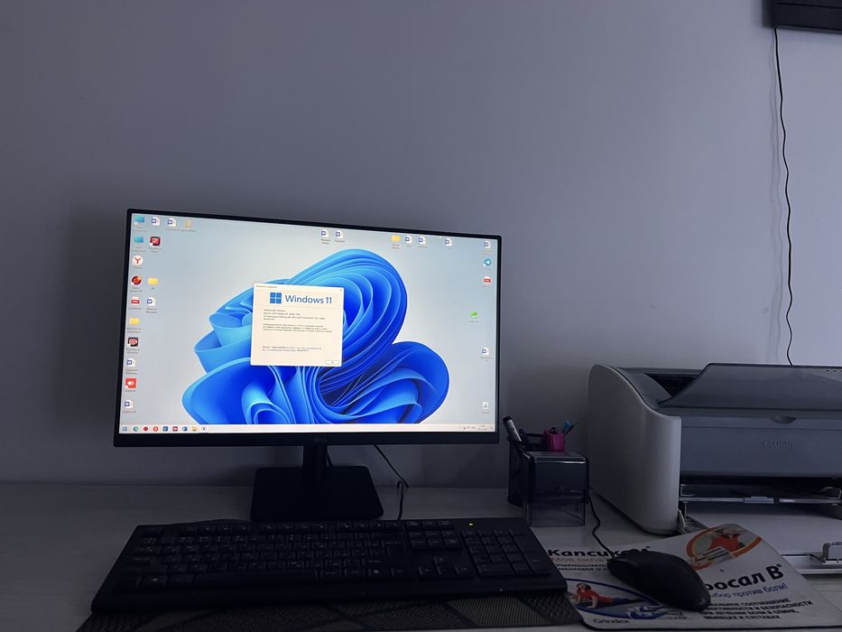 Компьютер с системным блоком новый