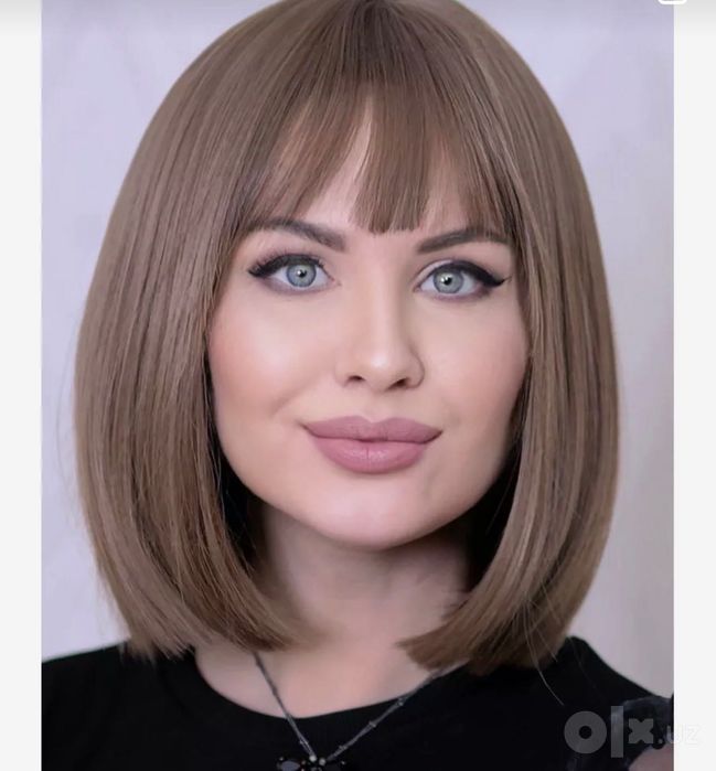 Парик каре с челкой
