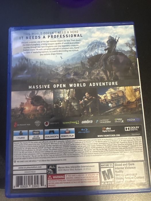 The withcer 3 Wild hunt