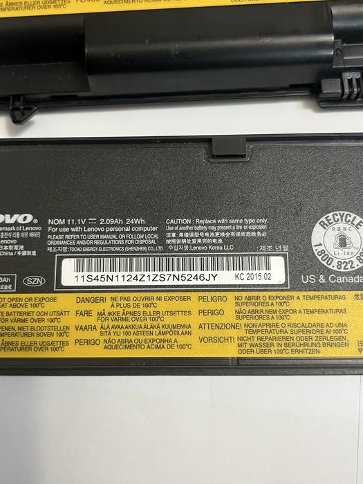 Baterie Lenovo 45N1037,45N1124,45N1001