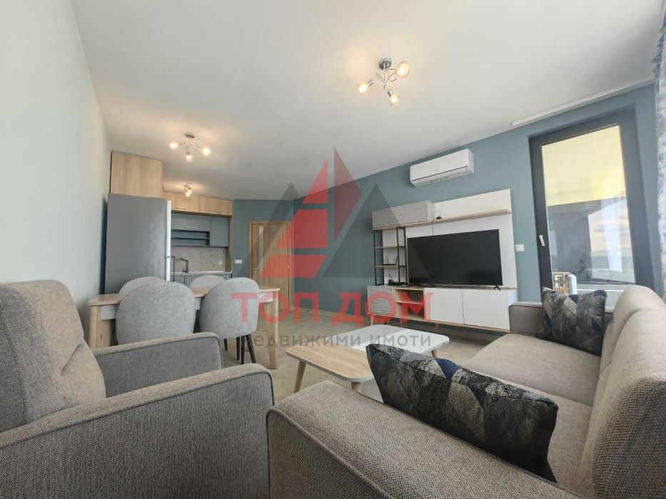 Дава се под наем Двустаен апартамент в Варна, Чайка - 70 кв.м за 918 € - Снимка #1