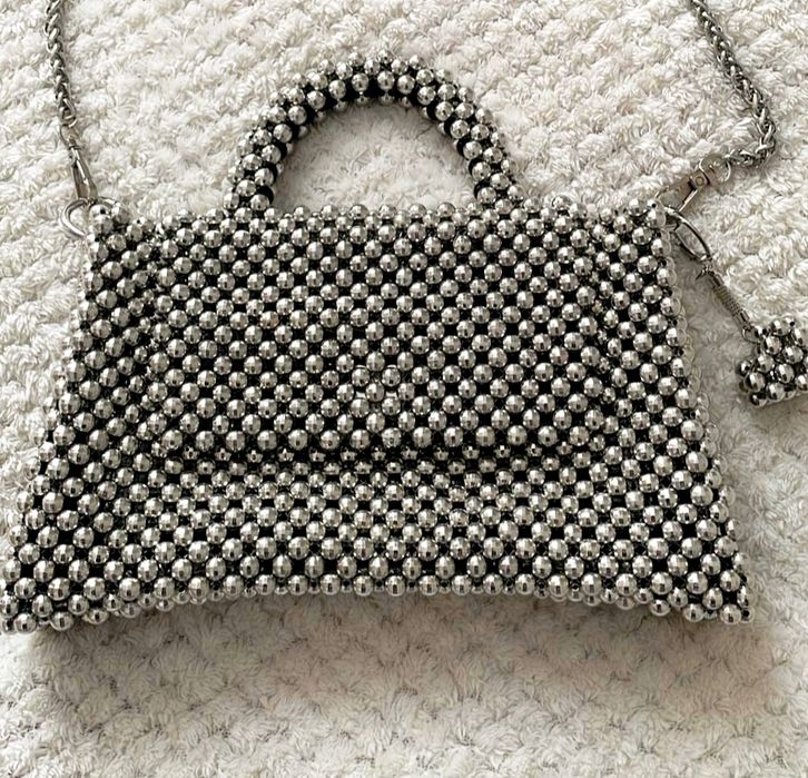 Сумка из бусин вечерняя