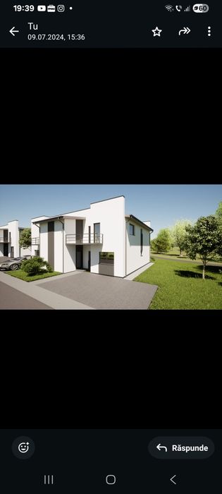 Apartament cu 3 camere  cu teren și parcare 108000 de euro plus tva