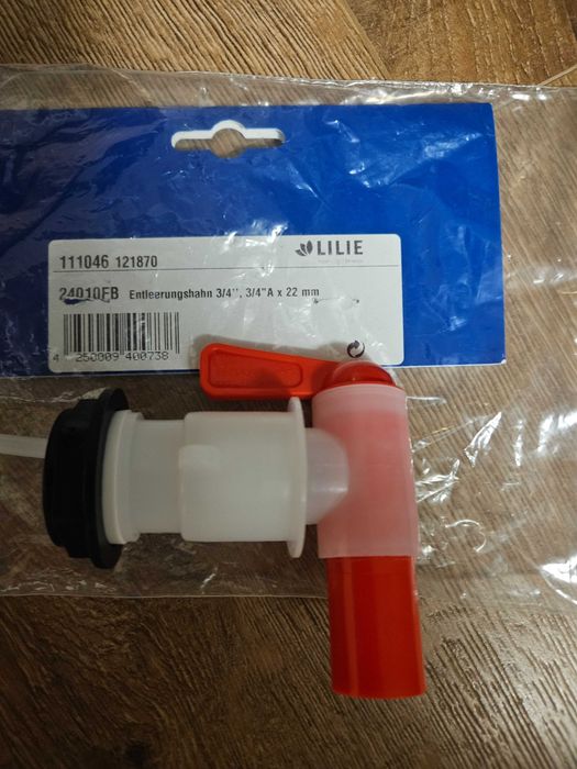 Robinet universal 3/4" pentru montaj pe orice model de bidon
