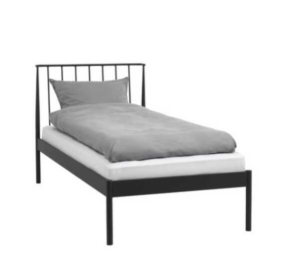 Cadru pat metalic 90x200 +saltea