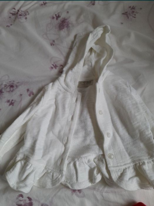 set haine fata fetita bebe next 3 6 luni colanti hanorac bluza