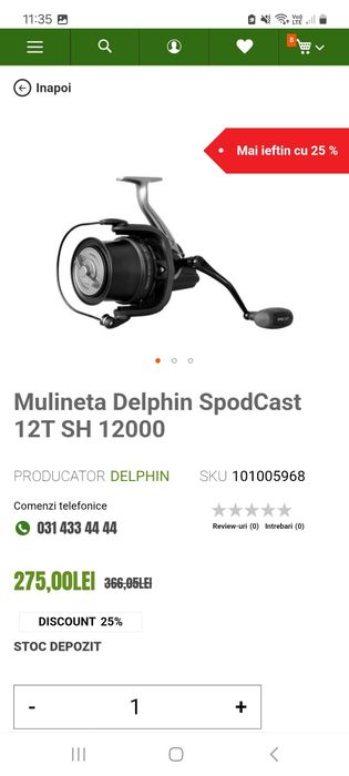 Combo spod: daiwa hyper spod  3.90m 5lb, delphin spod cast 12t