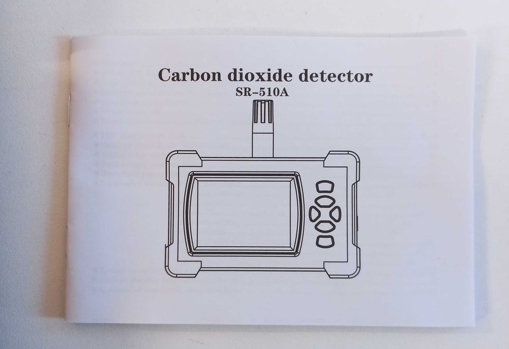 Detector portabil CO2.