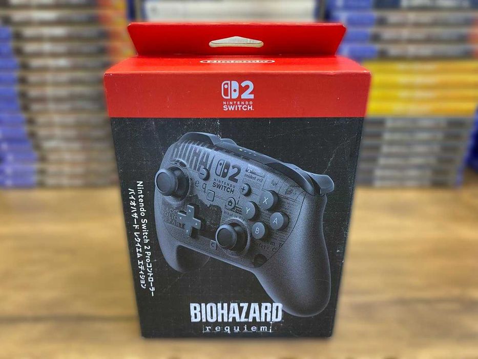 Новый Nintendo Switch 2 Pro Controller Biohazard Requiem/ Контроллер