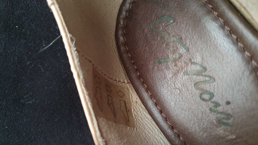 Pantofi de piele noi, marimea 35-36