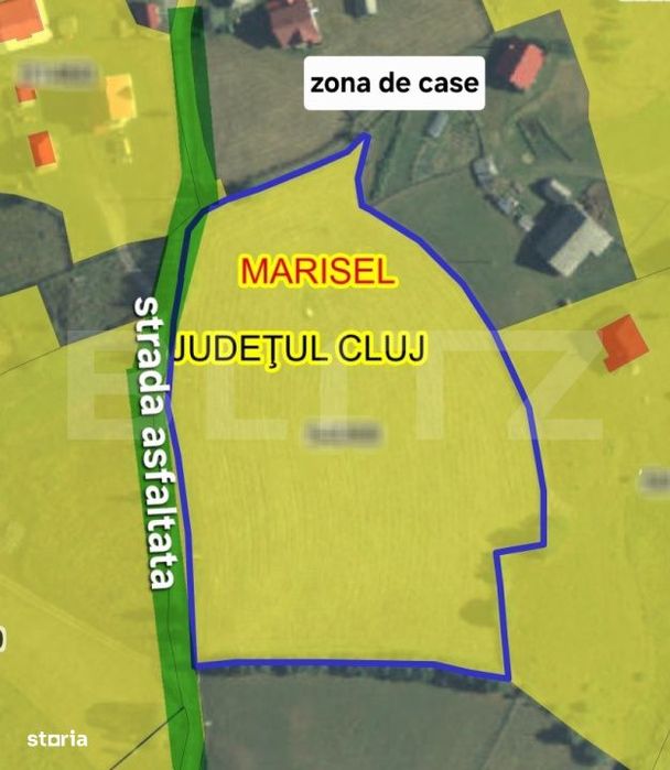 Teren intravilan, parcelabil, strada asflatata, 12.474mp, utilitati, M