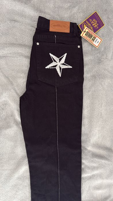 Blugi Corteiz C-Star Denim Black