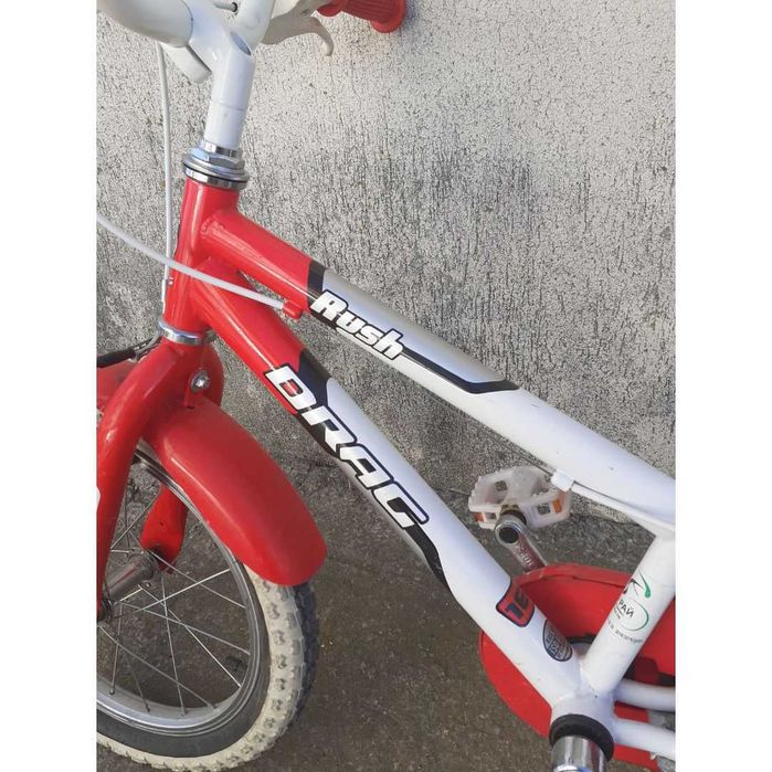 Детско колело Rush Drag 16 - ка за момче или момиче - 4 до 7 години