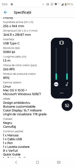 Tableta grafica Xpen in garantie