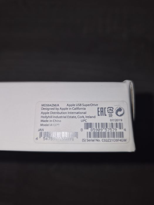 Vand Unitate optica Apple USB SuperDrive MD564ZM/A