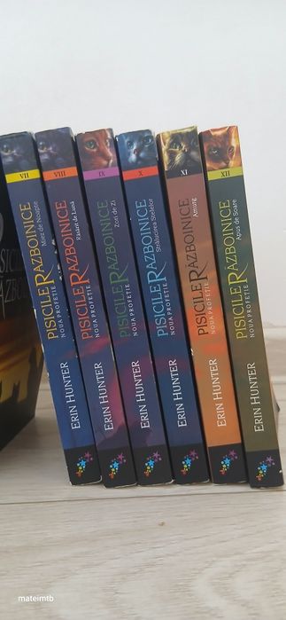Serie de cărți ,,Pisicile Raboinice'' de Erin Hunter, volumele 2-12
