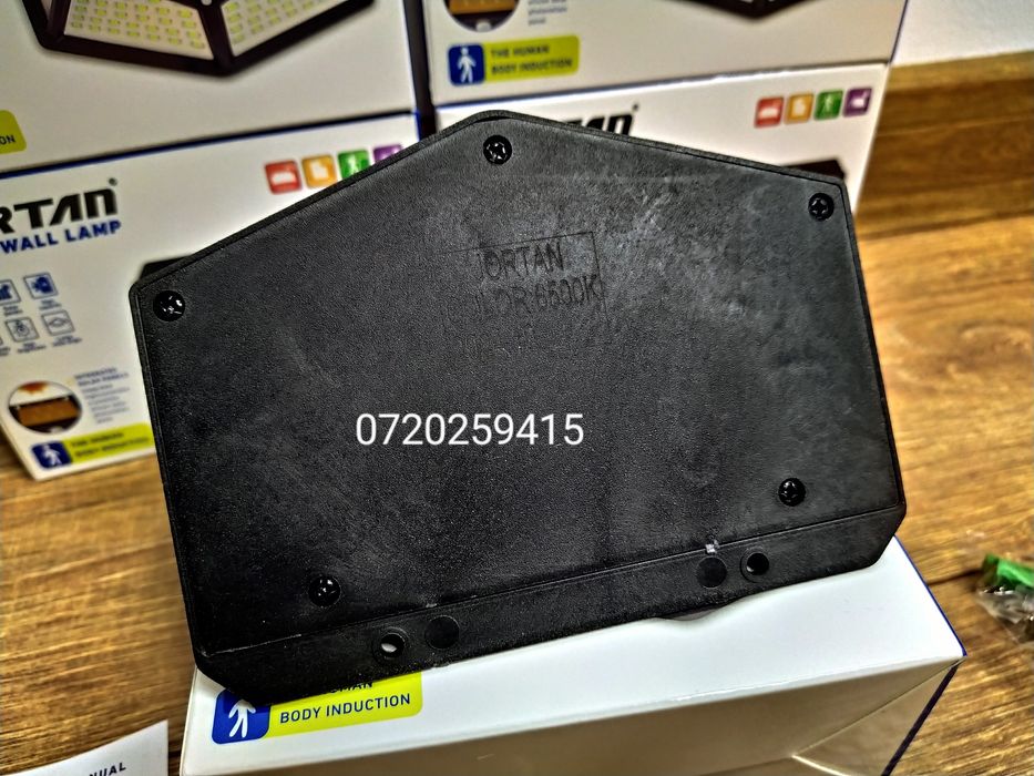 Set 5 lampi Solare Jortan cu Senzor de Lumina si Miscare ,100W