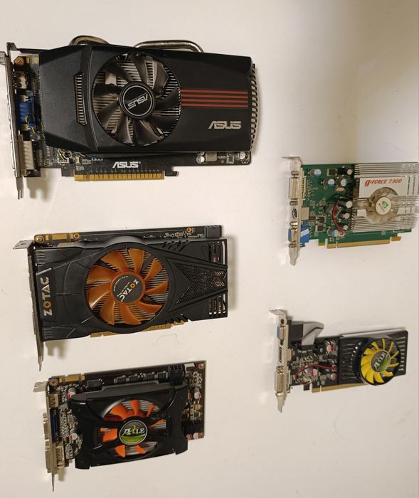 Видеокарталар Geforce GTX 550 ti  хар хил