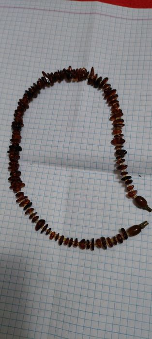 Бусы янтарь советских времён