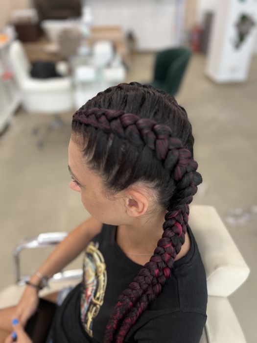 Канекалон, материал за сплитане на плитки, Easy braids