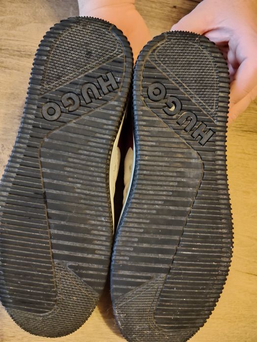 HUGO спортни обувки от текстил и еко кожа