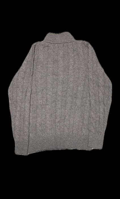 Pulover Polo Ralph Lauren gri, quarter-zip