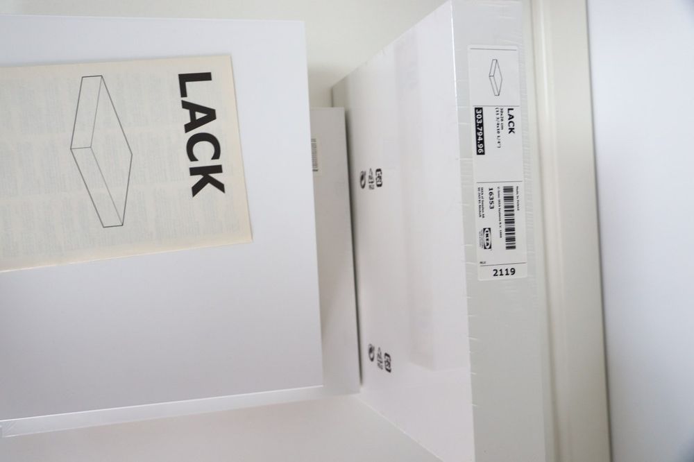 Новые Ikea lack полки
