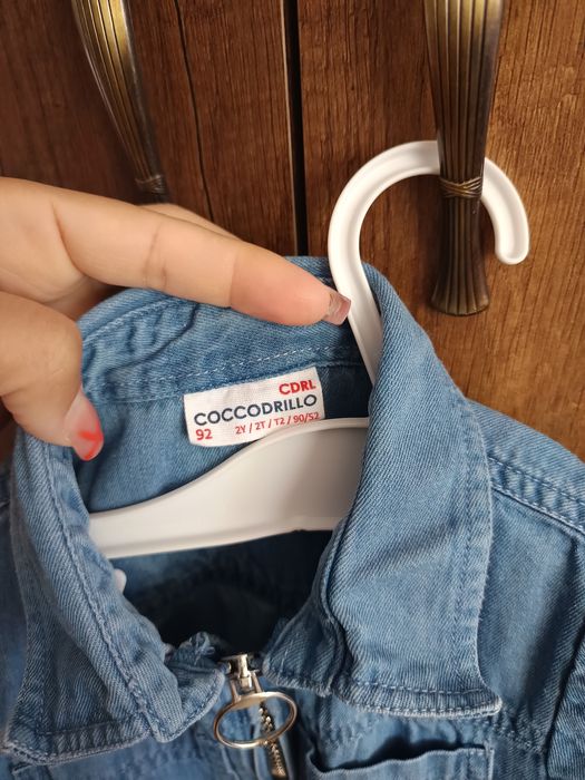 Salopeta blugi fetițe Coccodrillo