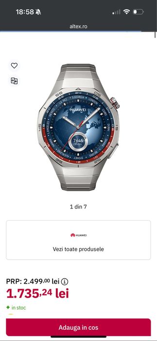 Vând Huawei Watch GT 5 Pro – ca nou