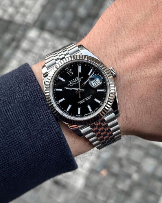 Rolex  Date-just  Black Dial 41,mm