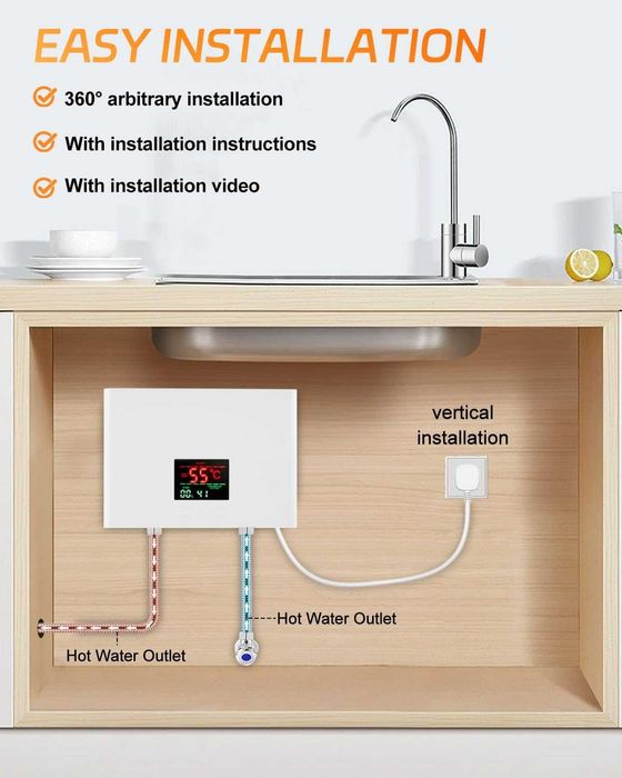 Мини електрически бойлер