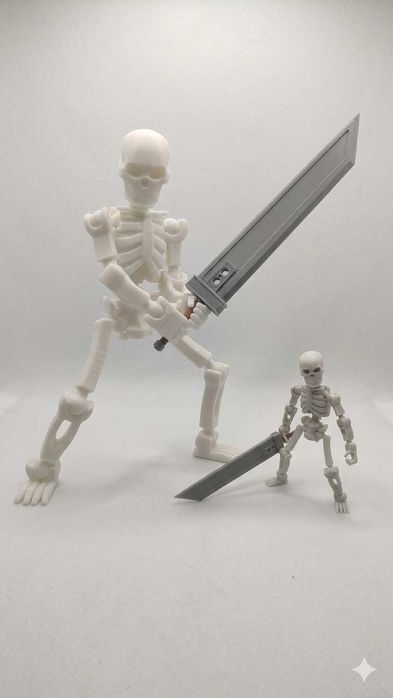 Set 4 Figurine Articulate – Robot, Dragon, Păianjen, Schelet