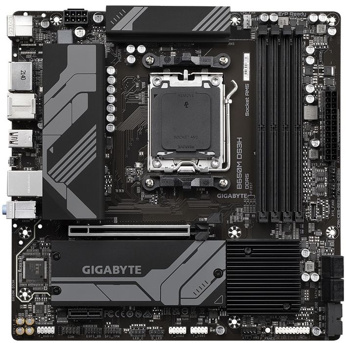 НОВО!!! Дънна платка Gigabyte, B650M DS3H, Socket AM5, mATX