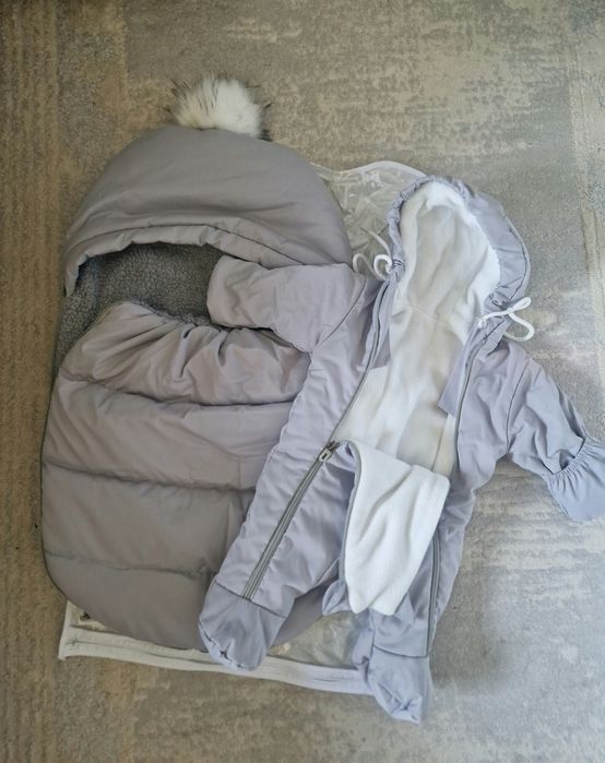 Комбинезон +кокон для новорождённого