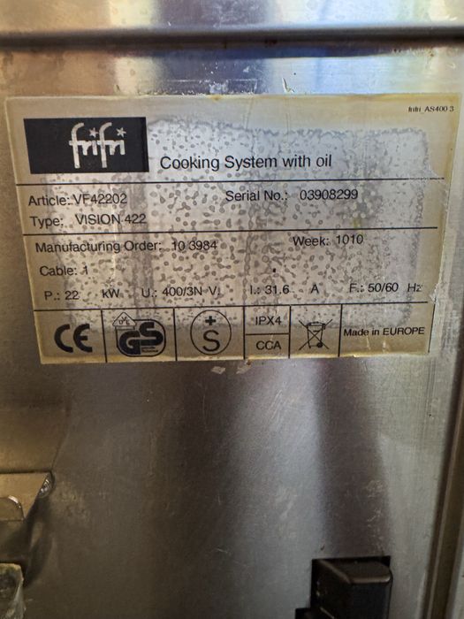 Професионален Двоен Фритюрник Frifri22kW
