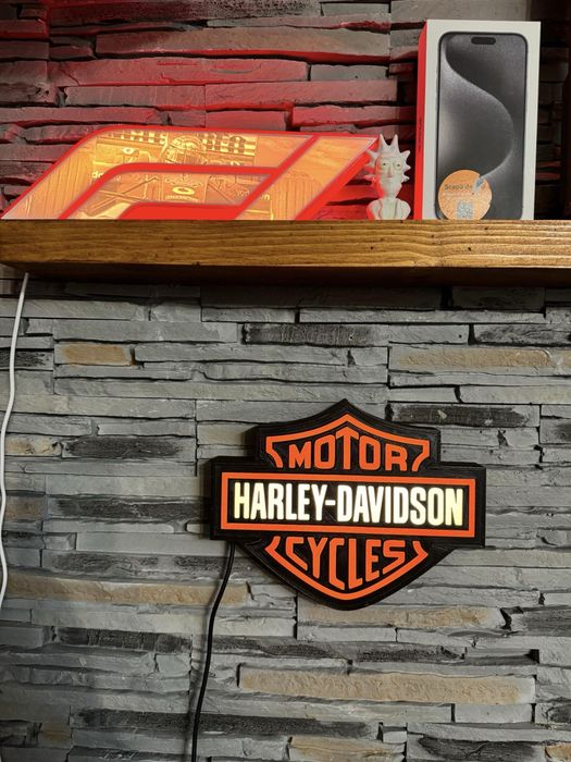 Logo Harley Davidson cu led/Honda/Formula1 si multe altele