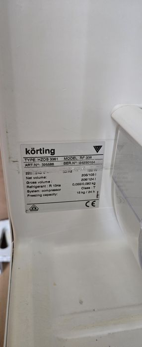Хладилник с фризер Körting RF 336 – 2 компресора